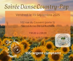 Soirée de danse Country-Pop